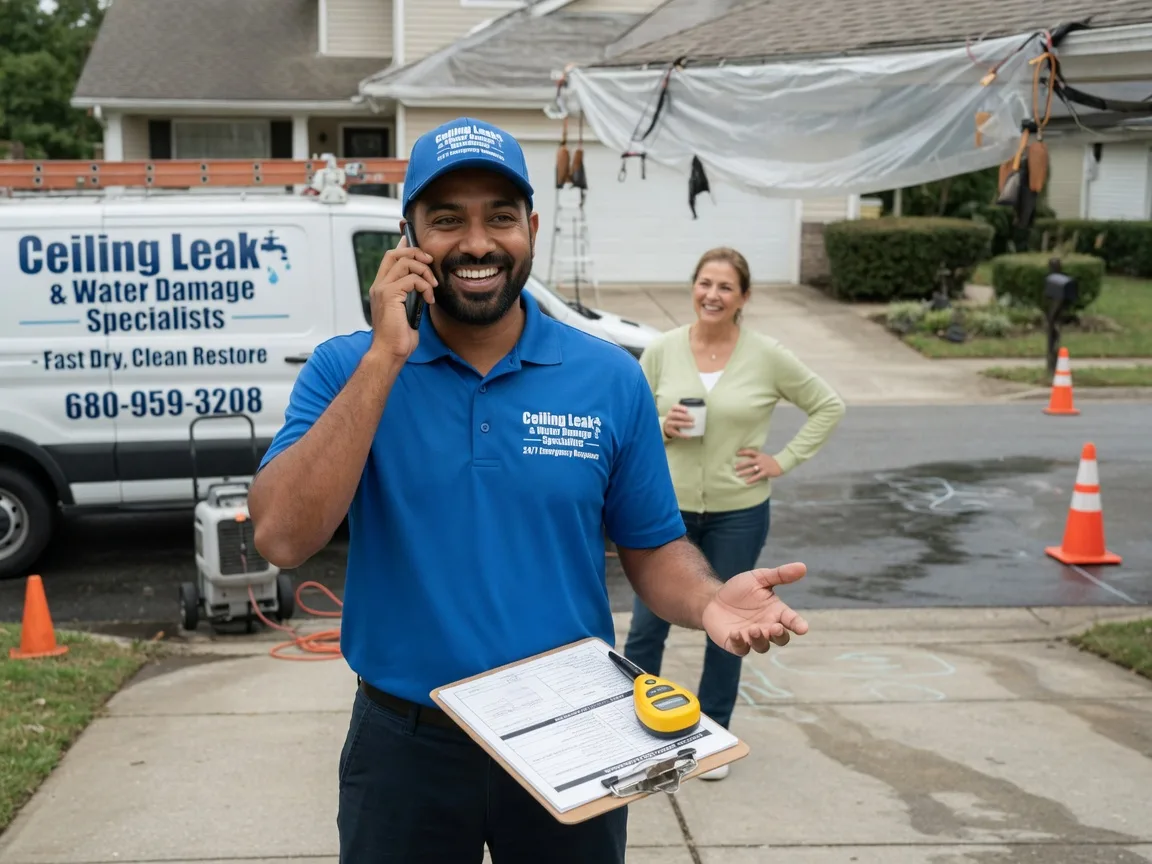 Ceiling Leak Cleanup Denver City, TX FAQs